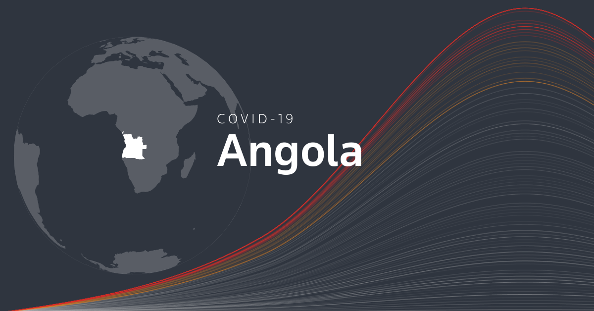 Angola: los datos, gráficos y mapas más recientes sobre el coronavirus